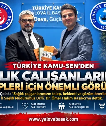 TÜRKİYE KAMU-SEN’DEN SAĞLIK ÇALIŞANLARININ TALEPLERİ İÇİN ÖNEMLİ GÖRÜŞME 8 TÜRKİYE KAMU-SEN’DEN SAĞLIK ÇALIŞANLARININ TALEPLERİ İÇİN ÖNEMLİ GÖRÜŞME