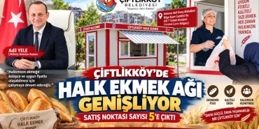 Çiftlikköy’de Halk Ekmek Ağı Genişliyor: Satış Noktası Sayısı 5’e Çıktı 104 Çiftlikköy’de Halk Ekmek Ağı Genişliyor: Satış Noktası Sayısı 5’e Çıktı