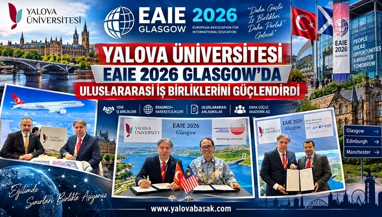 Yalova Üniversitesi EAIE 2026’da Uluslararası Arenada Gücünü Artırdı 1 Yalova Üniversitesi EAIE 2026’da Uluslararası Arenada Gücünü Artırdı