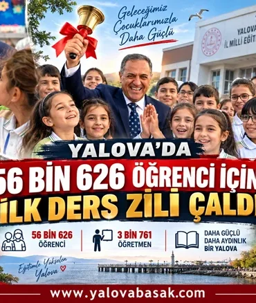 Yalova’da 56 Bin 626 Öğrenci İçin İlk Ders Zili Çaldı 4 Yalova’da 56 Bin 626 Öğrenci İçin İlk Ders Zili Çaldı