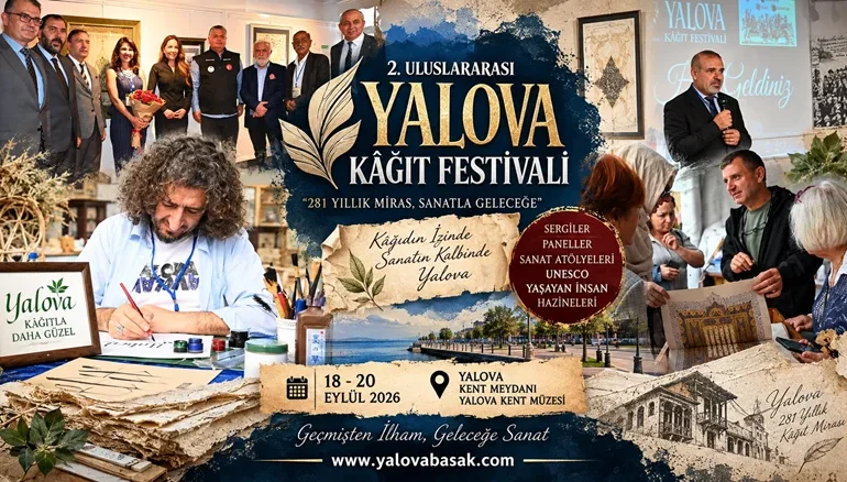 Yalova’da 281 Yıllık Kâğıt Mirası Sanatla Yeniden Hayat Buluyor 1 Yalova’da 281 Yıllık Kâğıt Mirası Sanatla Yeniden Hayat Buluyor