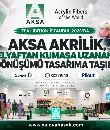 Aksa Akrilik’ten Tekstilde Dönüşümün Hikâyesini Anlatan Tasarım: Elyaftan Kumaşa Uzanan Yolculuk Texhibition İstanbul’da 2 Aksa Akrilik’ten Tekstilde Dönüşümün Hikâyesini Anlatan Tasarım: Elyaftan Kumaşa Uzanan Yolculuk Texhibition İstanbul’da