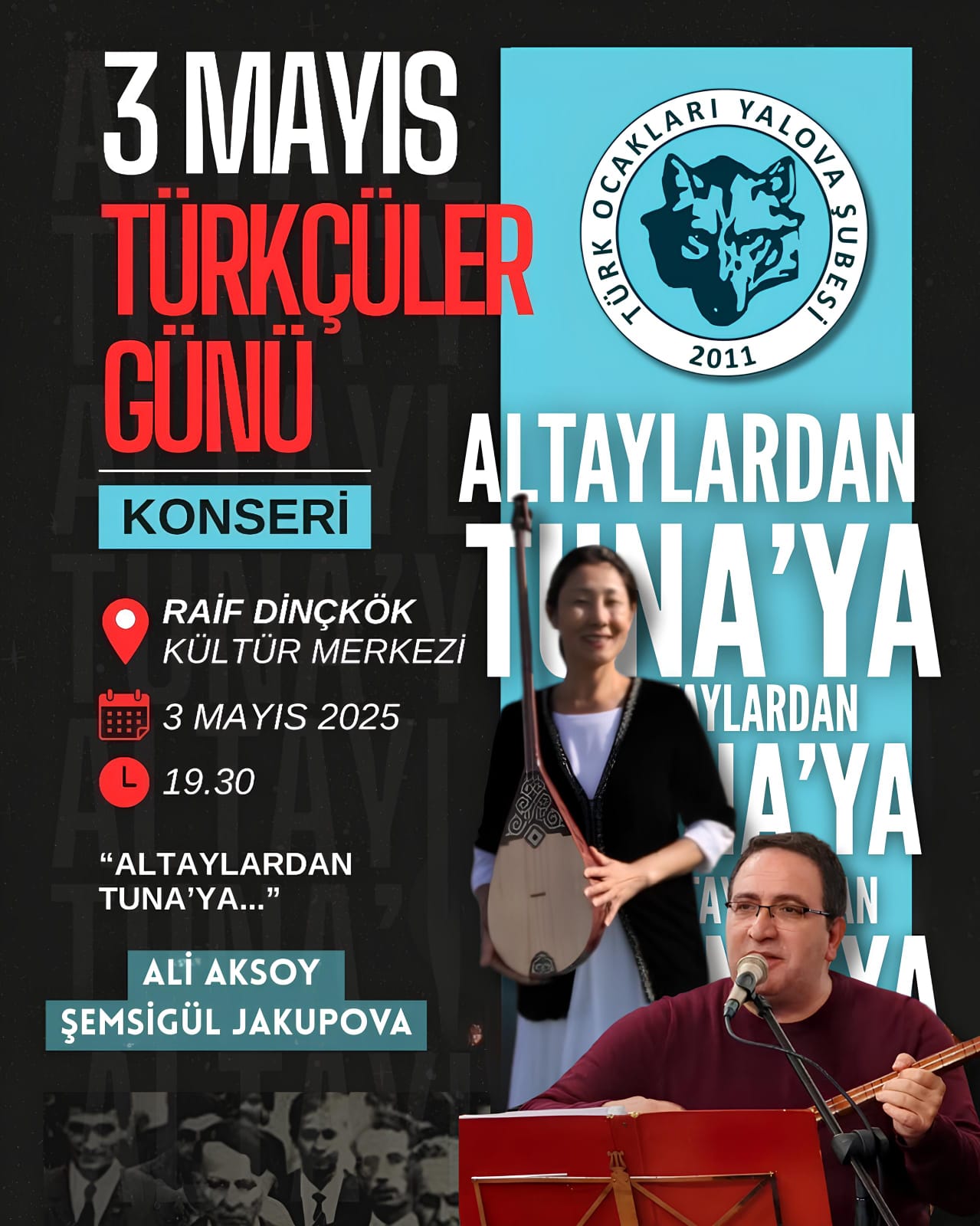 Türk Ocakları Yalova Şubesi’nden 3 Mayıs Türkçüler Günü’ne Özel Konser: Millî Şuur ve Kültürün Ezgilerle Buluştuğu Gece 6 Türk Ocakları Yalova Şubesi’nden 3 Mayıs Türkçüler Günü’ne Özel Konser: Millî Şuur ve Kültürün Ezgilerle Buluştuğu Gece