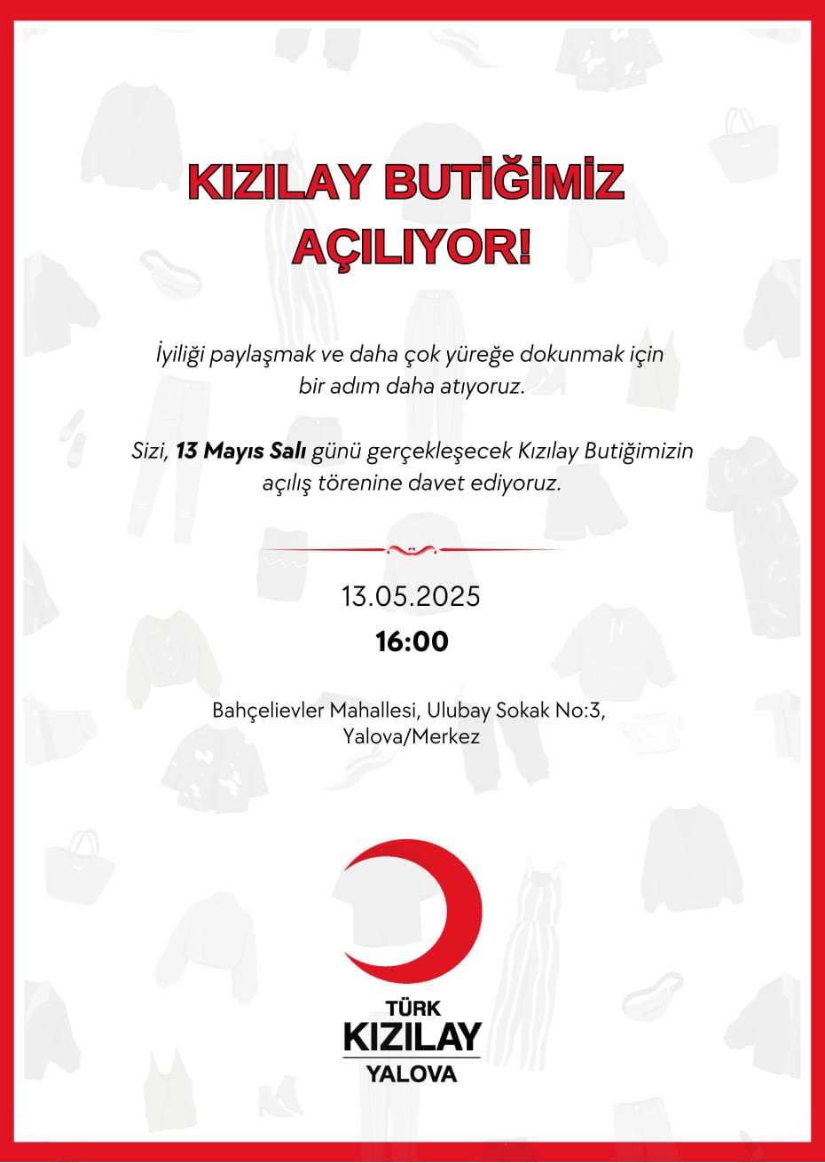 Yalova Kızılay’dan İhtiyaç Sahiplerine “Sosyal Butik” Desteği 6 Yalova Kızılay’dan İhtiyaç Sahiplerine “Sosyal Butik” Desteği