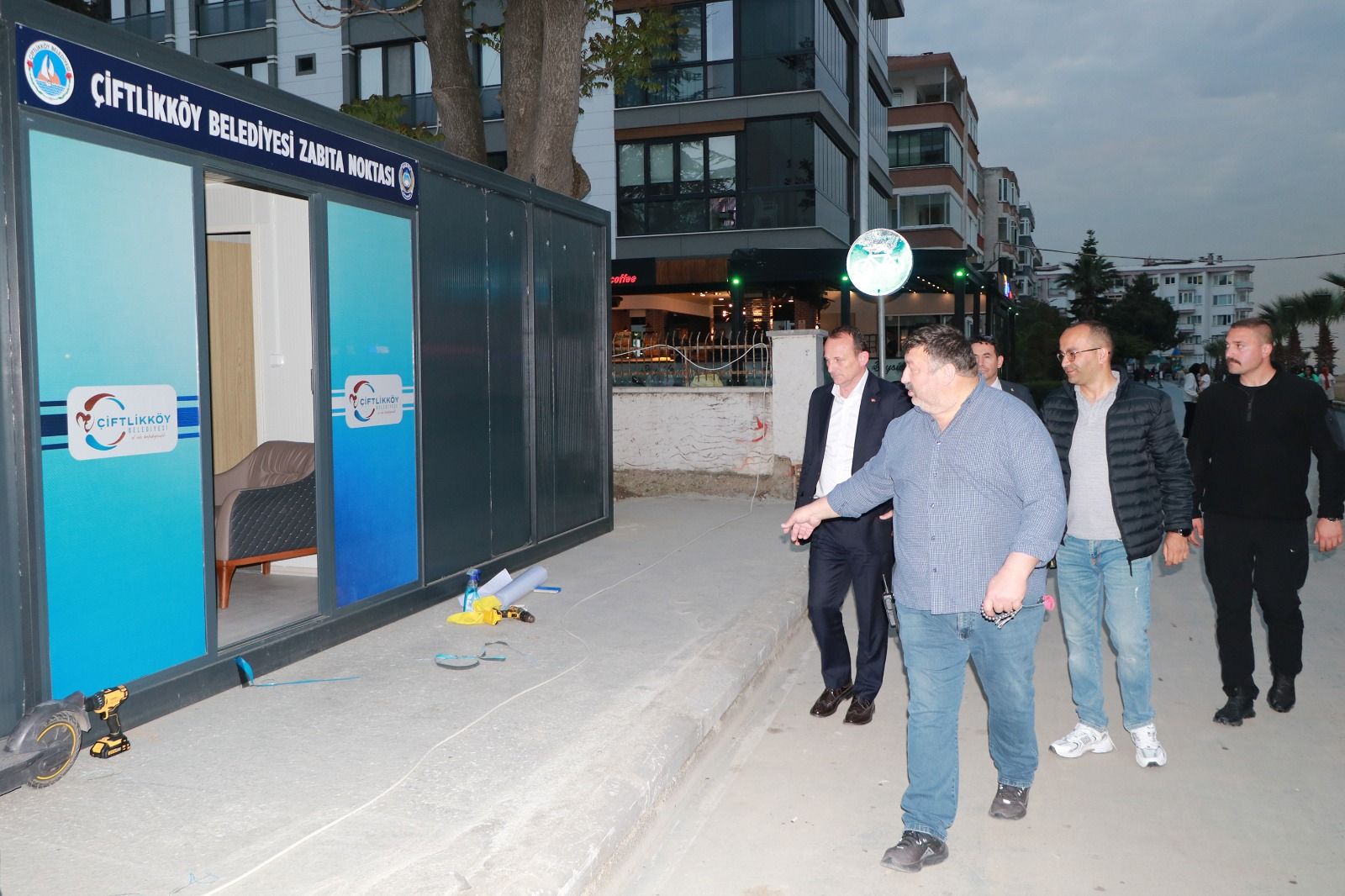Çiftlikköy’de Mokamp Zabıta Noktası Hizmete Girdi 4 Çiftlikköy’de Mokamp Zabıta Noktası Hizmete Girdi