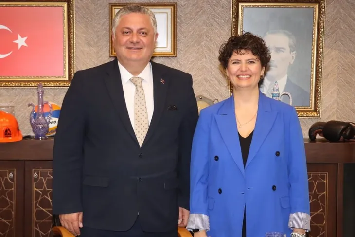 AKSA Akrilik Genel Müdürü Didem Tunçbilek’ten Yalova Belediye Başkanı Gürel’e Ziyaret