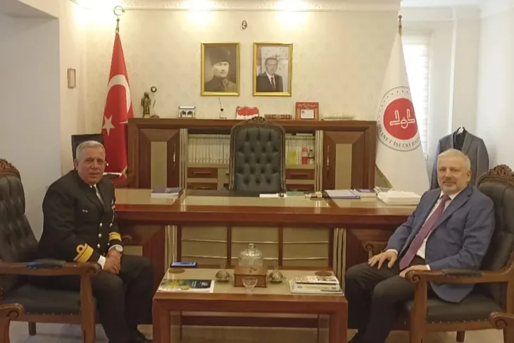 Garnizon Komutanı’ndan İl Müftüsüne Nezaket Ziyareti: Kurumlar Arası İş Birliği Mesajı