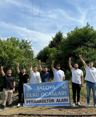 ÜLKÜ OCAKLARI YALOVA İL BAŞKANLIĞI’NDAN DOĞAYA ÖRNEK PERMAKÜLTÜR PROJESİ