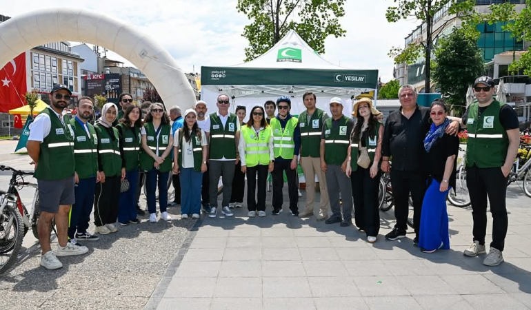 81 İlde Eş Zamanlı Yapılan Yeşilay Bisiklet Turu’nda Basın Unutuldu