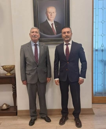 MHP Yalova İl Başkanı A. İhsan Güldoğan’dan Ankara Temasları: Özel Kalem Müdürü Murat Çeliker ile Görüştü