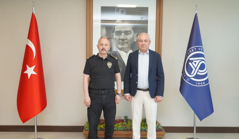 Yalova İl Emniyet Müdürü Ümit Bitirik’ten YTSO’ya Ziyaret: Güvenlik ve Ekonomi Masaya Yatırıldı
