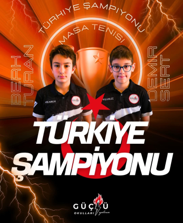 Yalova'nın Gururu Berk Turan ve Demir Sert, Türkiye Şampiyonu Oldu