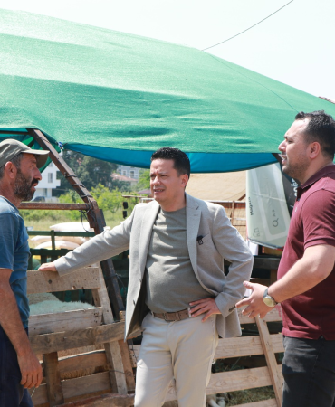 Çiftlikköy'de Kurban Pazarı Hazırlıkları Tamamlandı