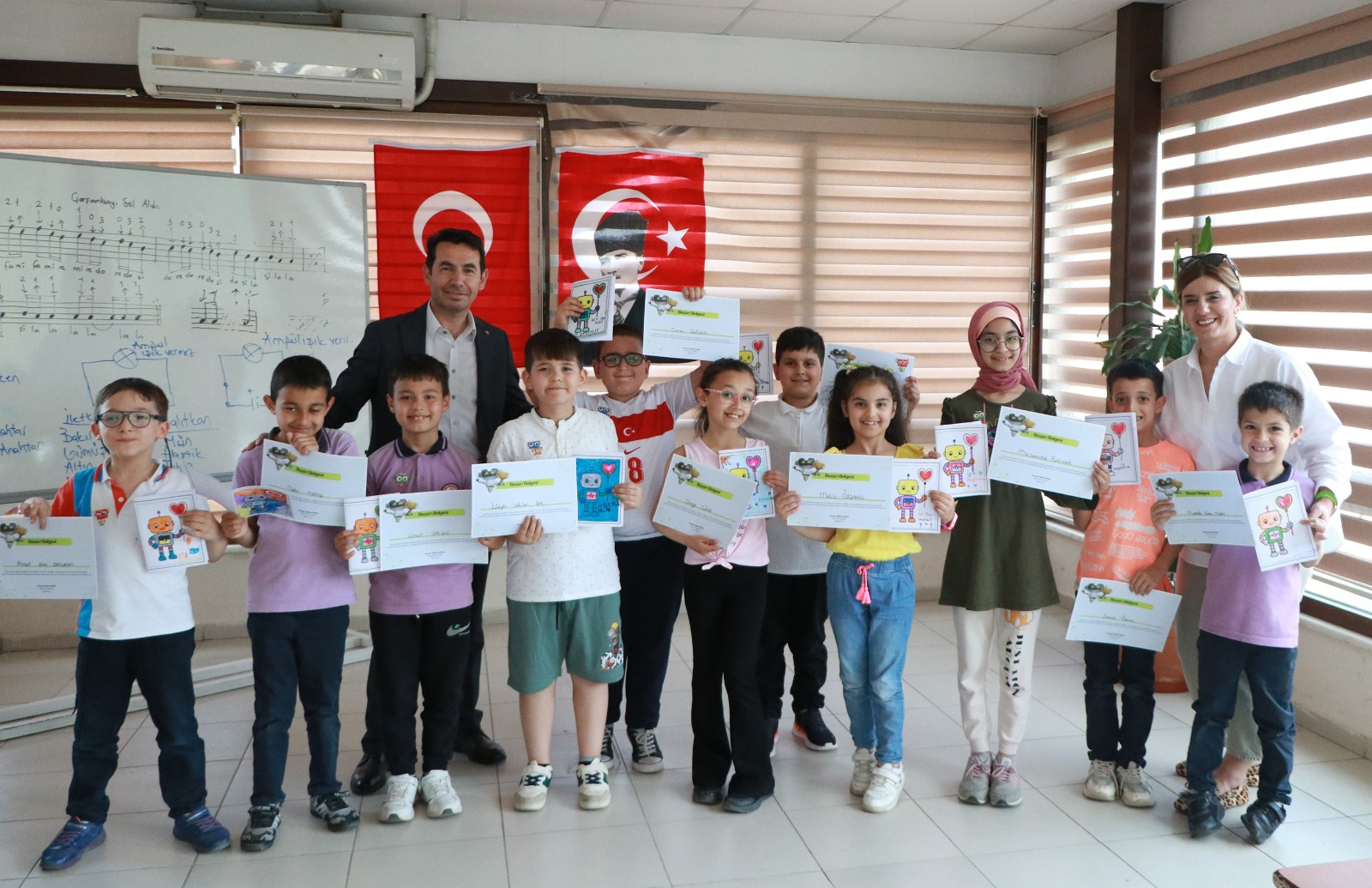 ÇİFTLİKKÖY’DE MİNİKLER ROBOTİK KODLAMA EĞİTİMİNİ TAMAMLADI 9 ÇİFTLİKKÖY’DE MİNİKLER ROBOTİK KODLAMA EĞİTİMİNİ TAMAMLADI