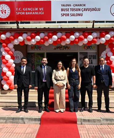 Çınarcık Gençlik ve Spor İlçe Müdürlüğü Spor Salonuna Buse Tosun Çavuşoğlu’nun Adı Verildi