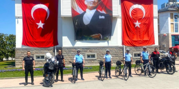 YALOVA’DA BİSİKLETLİ POLİS TİMLERİ GÖREVE BAŞLADI
