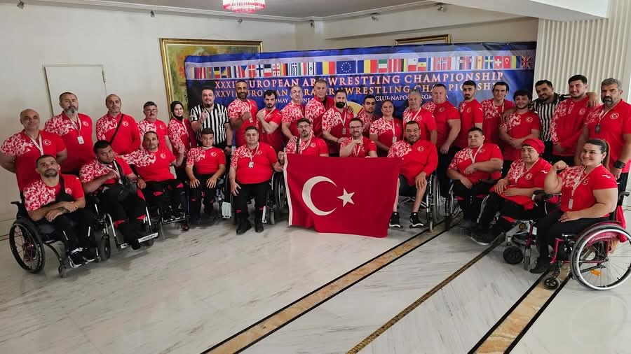 Romanya’nın Cluj Şehrinde Tarihi Başarı: Bedensel Engelliler Milli Takımımızdan 9 Madalya