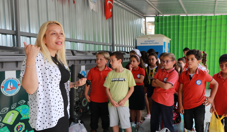 Çiftlikköy’de Sıfır Atık Merkezi, Öğrencilerin Doğa Laboratuvarı Oldu