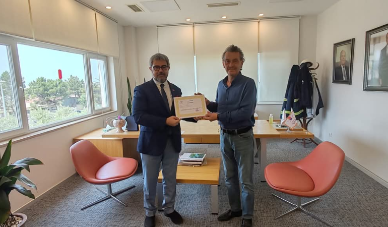 İl Sağlık Müdürü Kaşıkcı’dan AKKİM Yetkililerine Teşekkür Belgesi