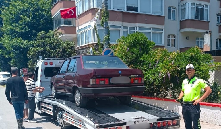 YALOVA’DA DRİFT YAPAN SÜRÜCÜYE 46 BİN TL CEZA!