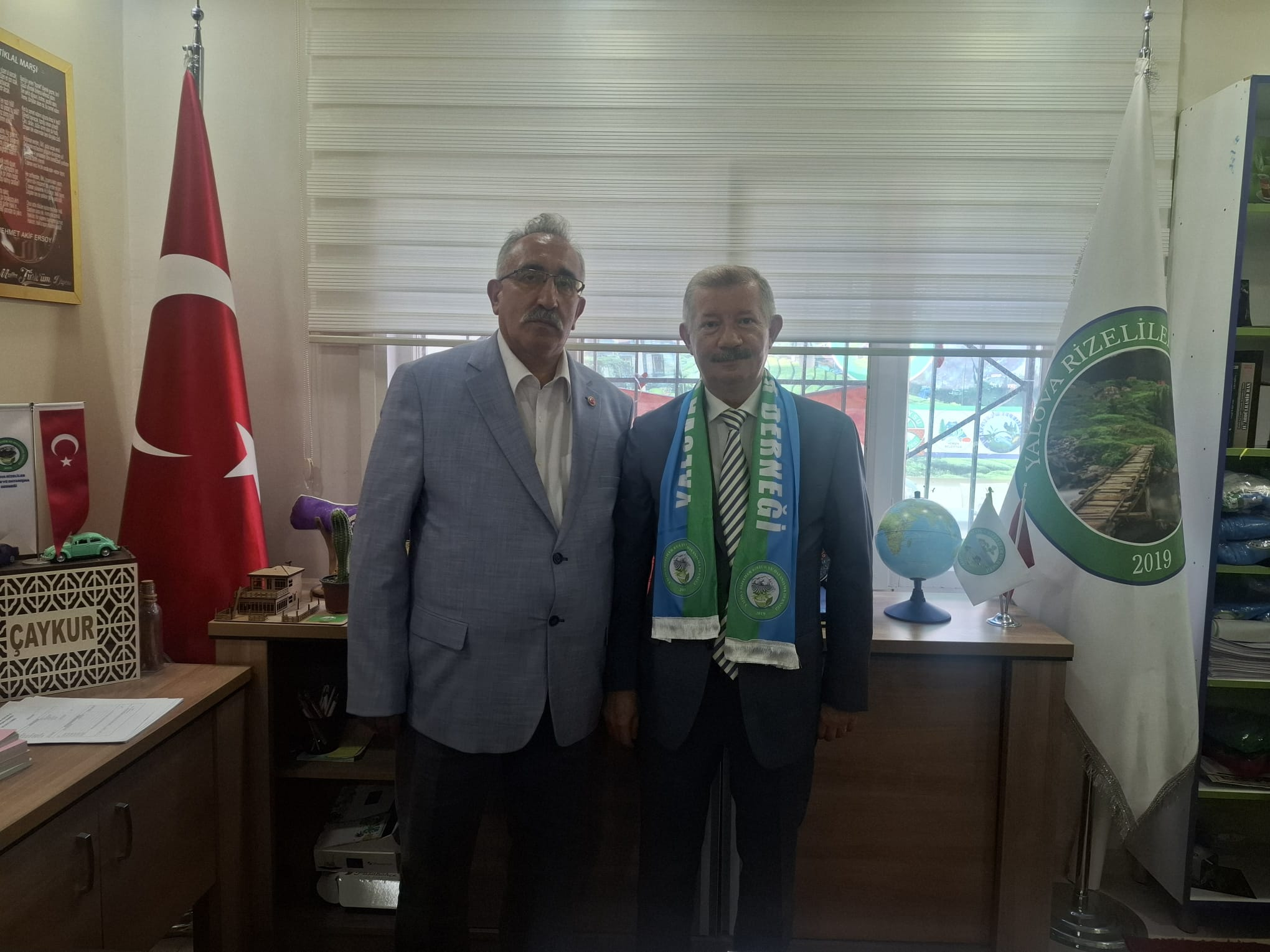 Yalova Rizeliler Derneği’nden Vali Yardımcısı Aziz Mercan’a Teşekkür ve Veda Töreni