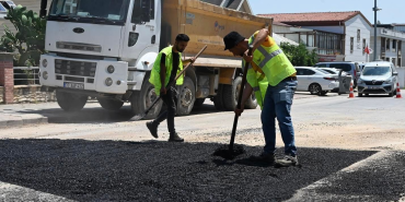 Yalova’da Asfalt Yama Çalışmaları Sürüyor