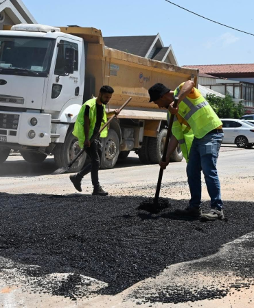 Yalova’da Asfalt Yama Çalışmaları Sürüyor