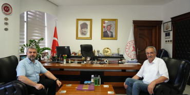 Atatürk Bahçe Kültürleri Enstitüsü Müdürü Boz’dan İl Sağlık Müdürü Kaşıkcı’ya Ziyaret 4 Atatürk Bahçe Kültürleri Enstitüsü Müdürü Boz’dan İl Sağlık Müdürü Kaşıkcı’ya Ziyaret