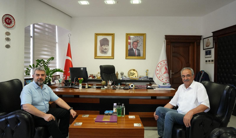 Atatürk Bahçe Kültürleri Enstitüsü Müdürü Boz’dan İl Sağlık Müdürü Kaşıkcı’ya Ziyaret