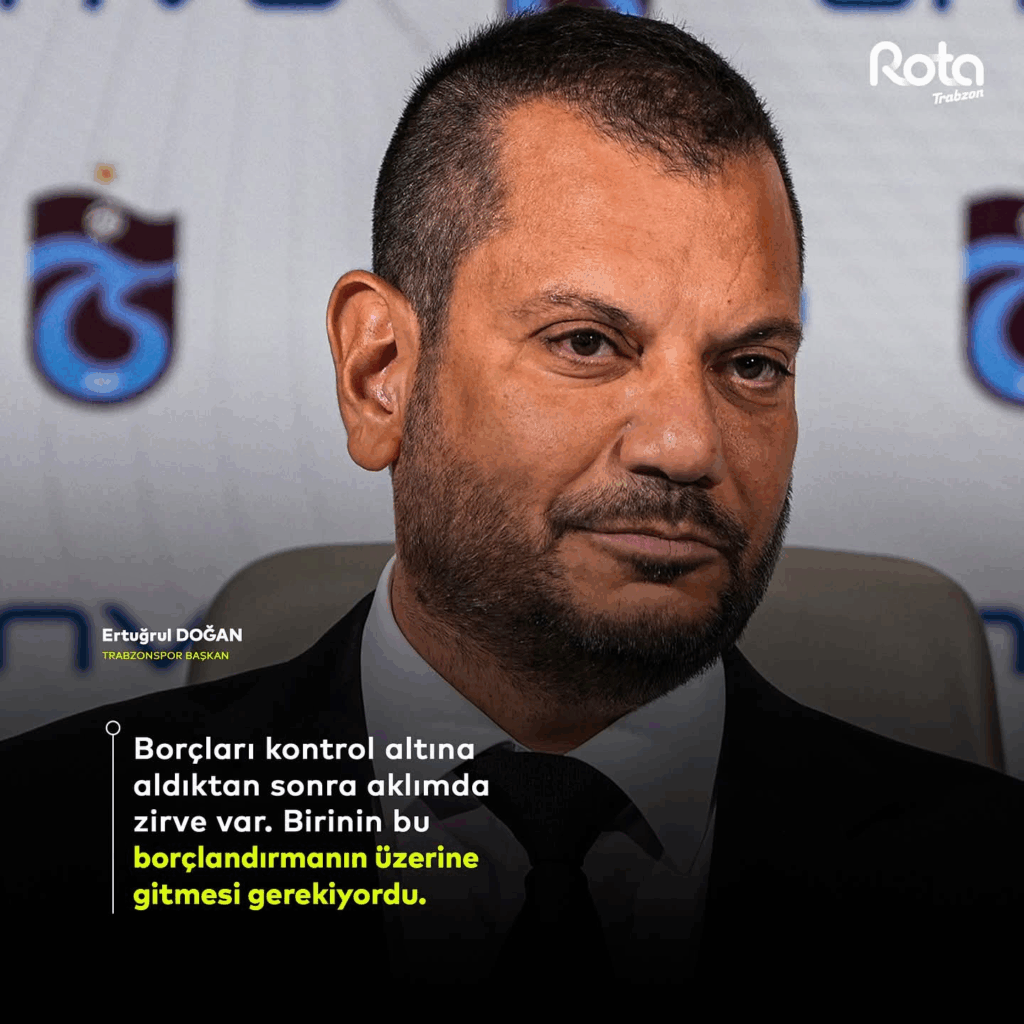 Trabzonspor Başkanı Ertuğrul Doğan’dan Önemli Açıklamalar: “Borcu 2 Milyar TL Altına Çekeceğiz, Zirveye Oynayacağız”