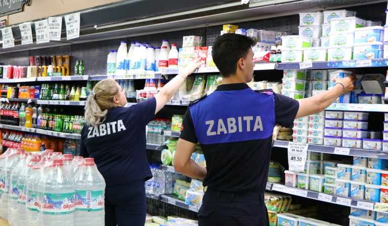 Çiftlikköy'de Market ve AVM'lere Zabıta Denetimi