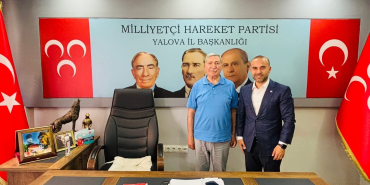 AK Parti Yalova İl Başkanı Umut Güçlü'den MHP'ye Ziyaret