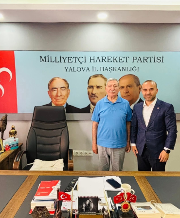 AK Parti Yalova İl Başkanı Umut Güçlü'den MHP'ye Ziyaret