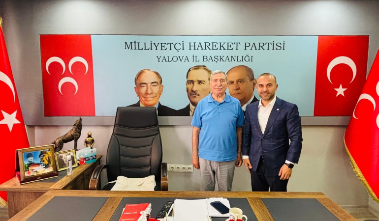 AK Parti Yalova İl Başkanı Umut Güçlü'den MHP'ye Ziyaret