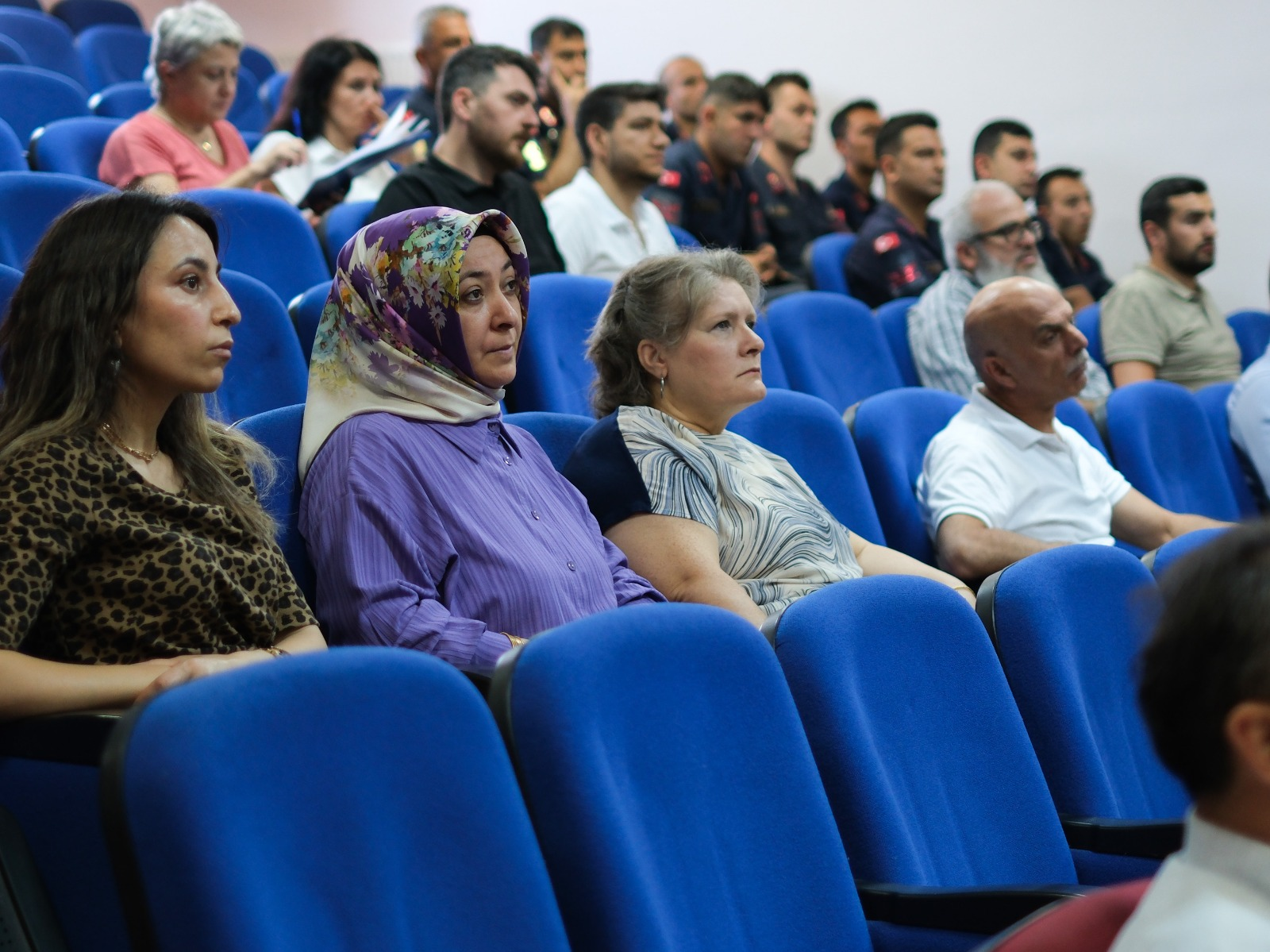 KAYMAKAM ADA VE BAŞKAN YELE YANGIN EĞİTİMİNE KATILDI