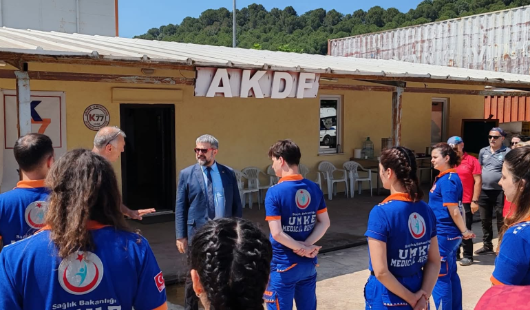 İl Sağlık Müdürü Kaşıkcı’dan UMKE Eğitimine Ziyaret