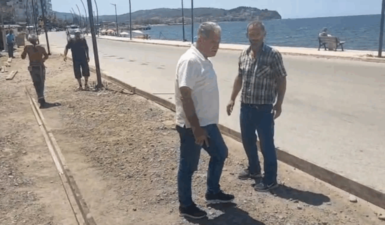Teşvikiye Sahilinde Kaldırım ve Bisiklet Yolu Çalışmaları Başladı