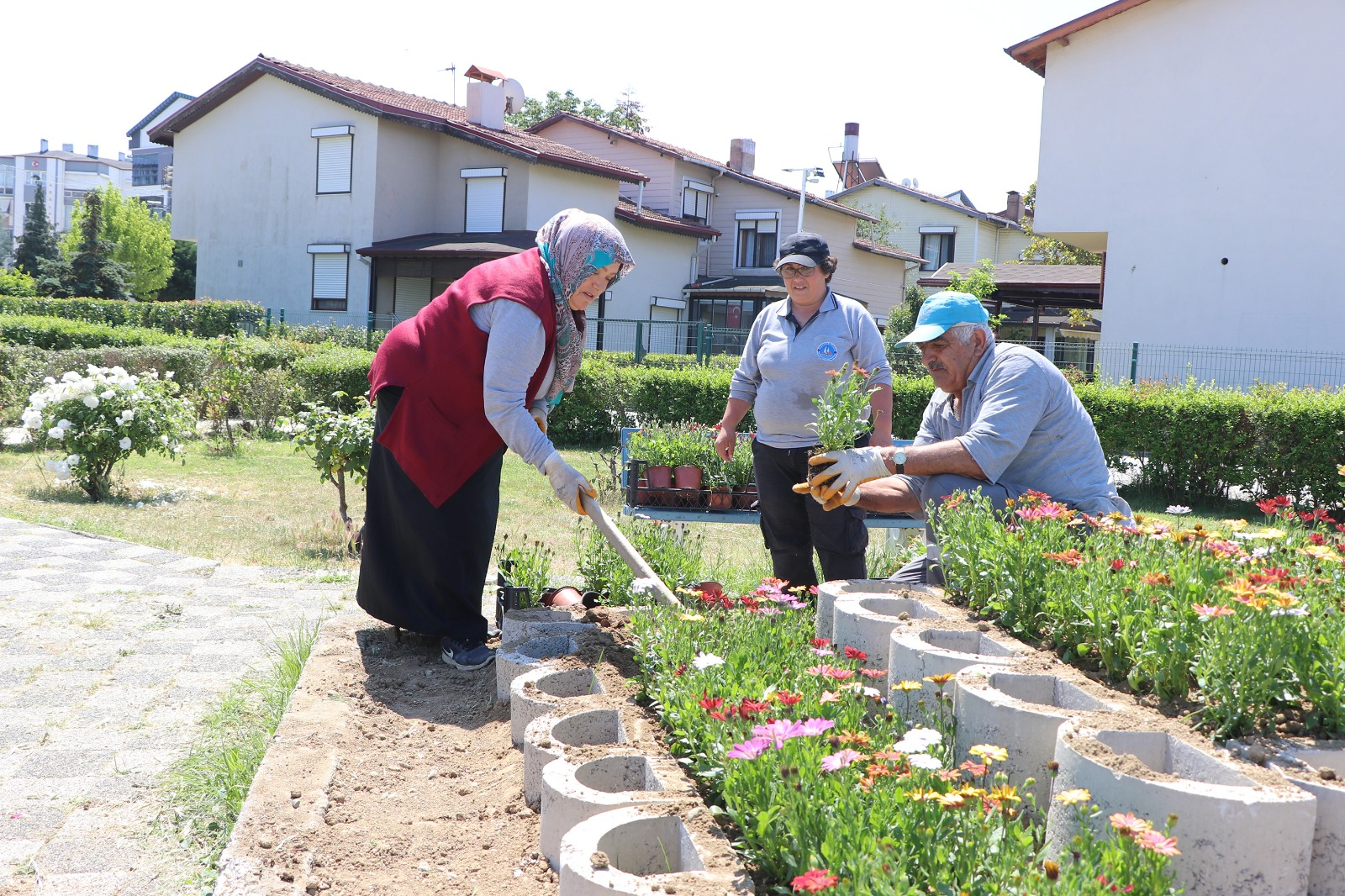 Çiftlikköy'de Parklara ve Yeşil Alanlara Kapsamlı Revizyon