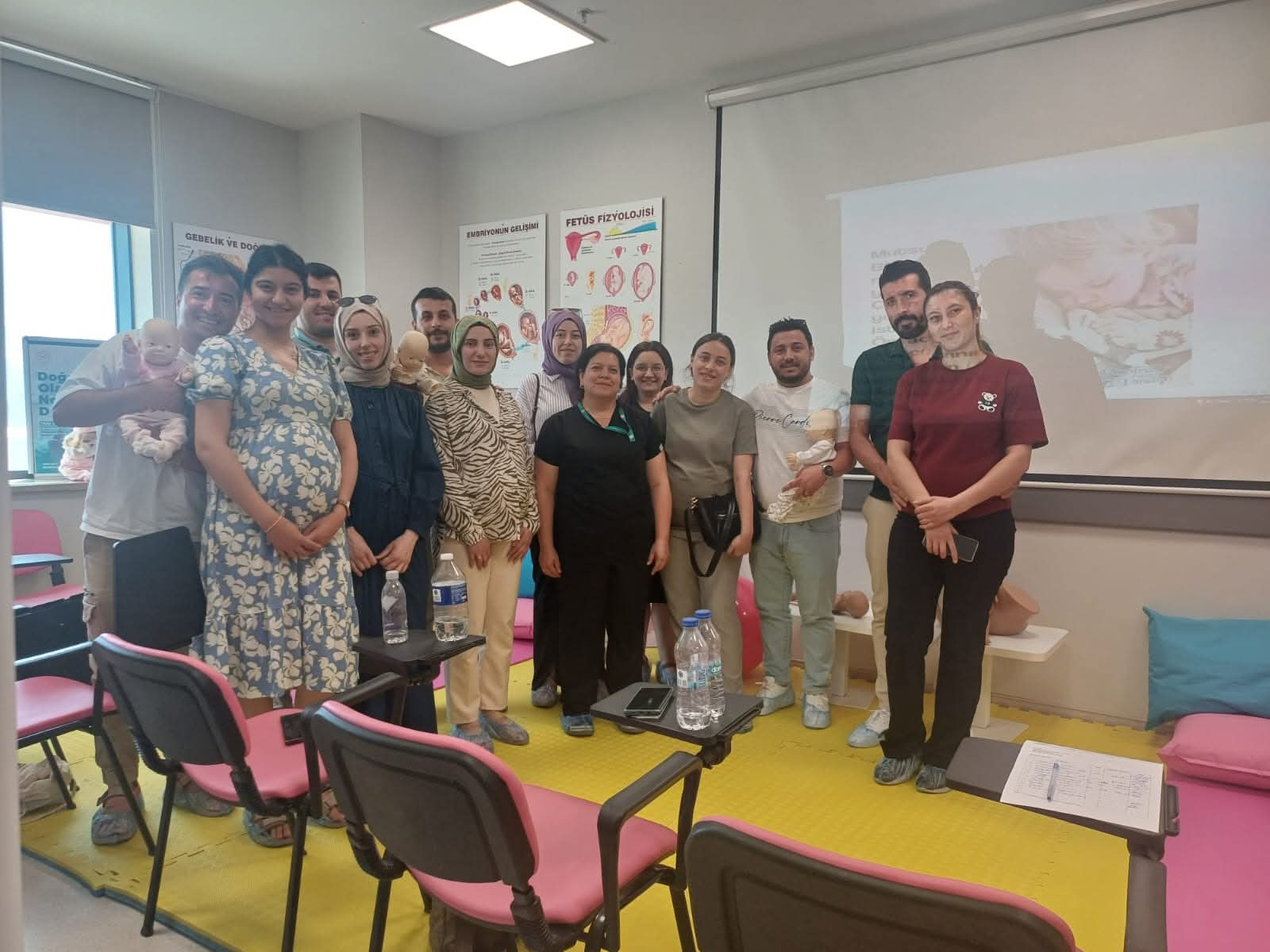 Gebe Okulu’nda Eşli Eğitimler Devam Ediyor