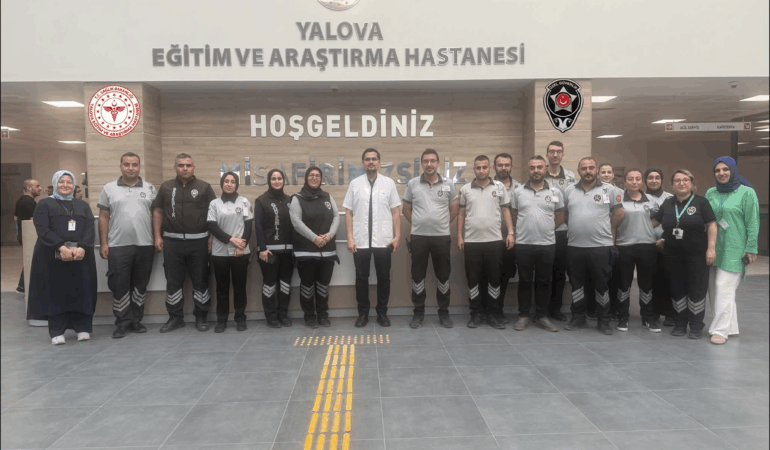 Yalova Eğitim ve Araştırma Hastanesi’nde Özel Güvenlik Haftası Kutlandı