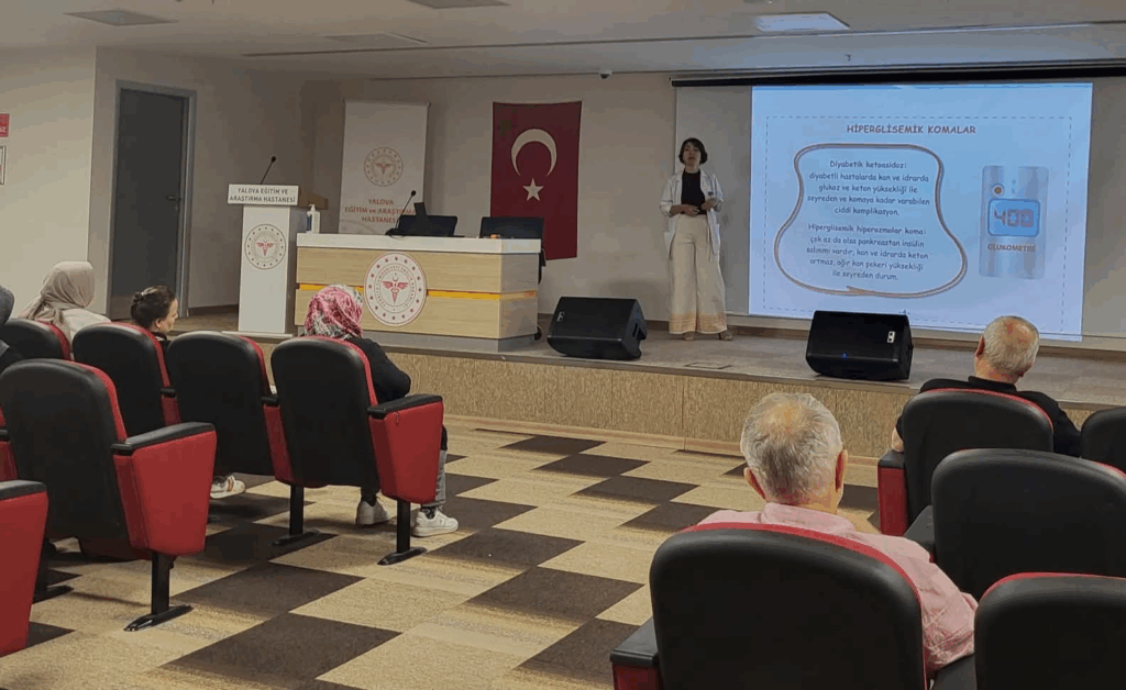 Yalova Eğitim ve Araştırma Hastanesi'nde Haziran Ayı Diyabet Okulu Eğitimleri Tamamlandı