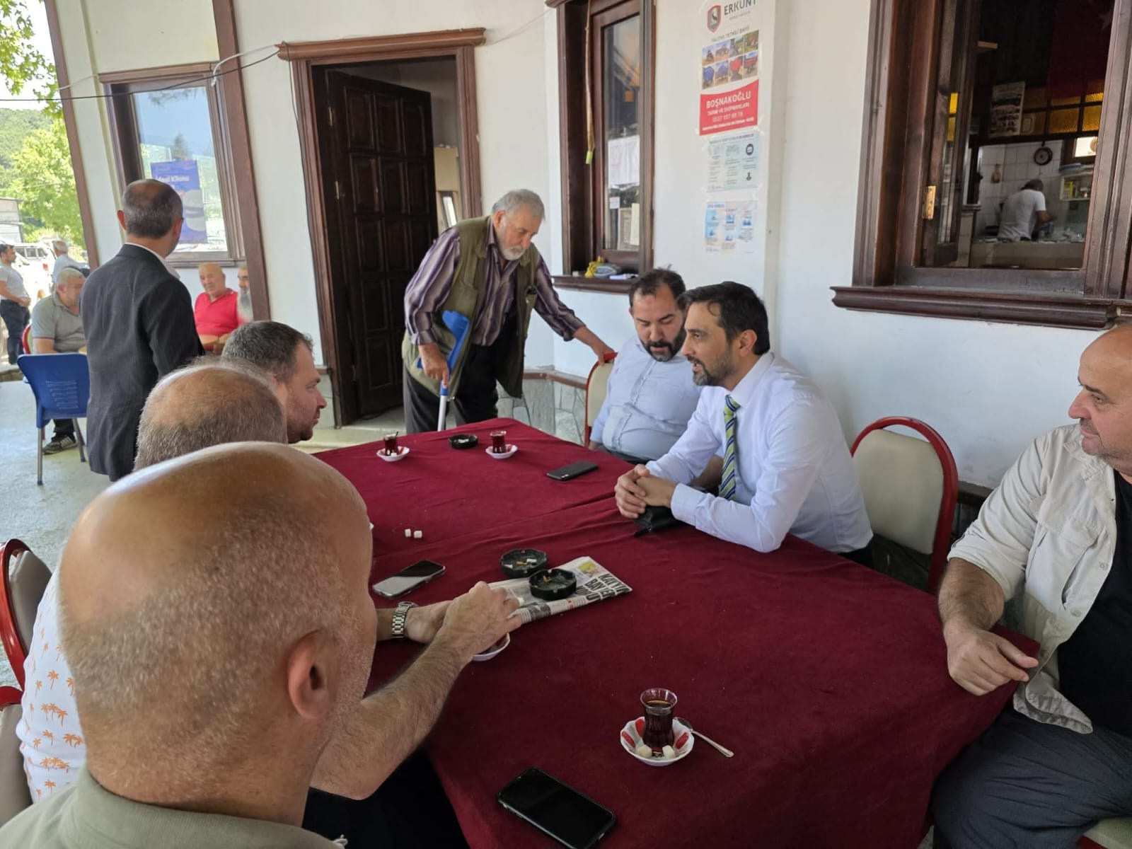 AK Parti Merkez İlçe Teşkilatından Güney Köy Ziyareti