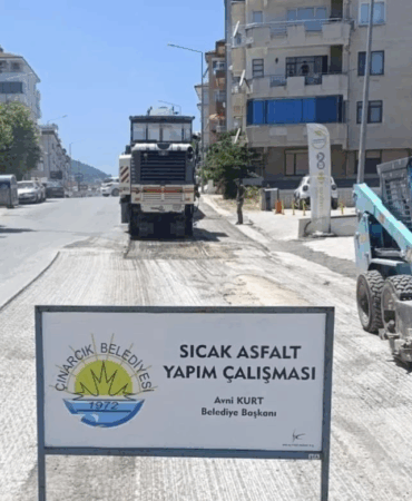 Çınarcık’ta Asfalt Seferberliği Başladı: 6 Bin Ton Sıcak Asfalt Yollara Serilecek