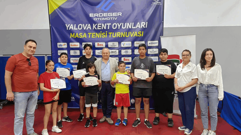 Yalova Kent Oyunları’nda Masa Tenisi Heyecanı!