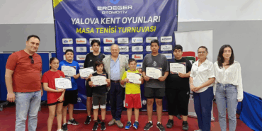 Yalova Kent Oyunları’nda Masa Tenisi Heyecanı!
