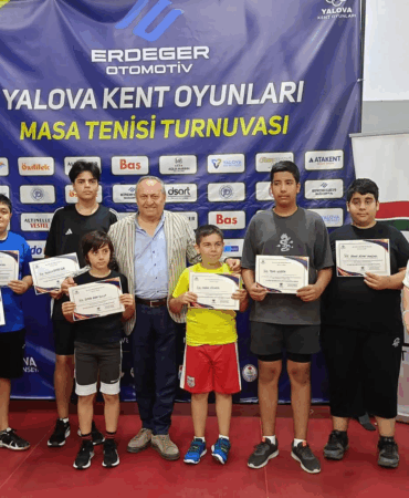 Yalova Kent Oyunları’nda Masa Tenisi Heyecanı!