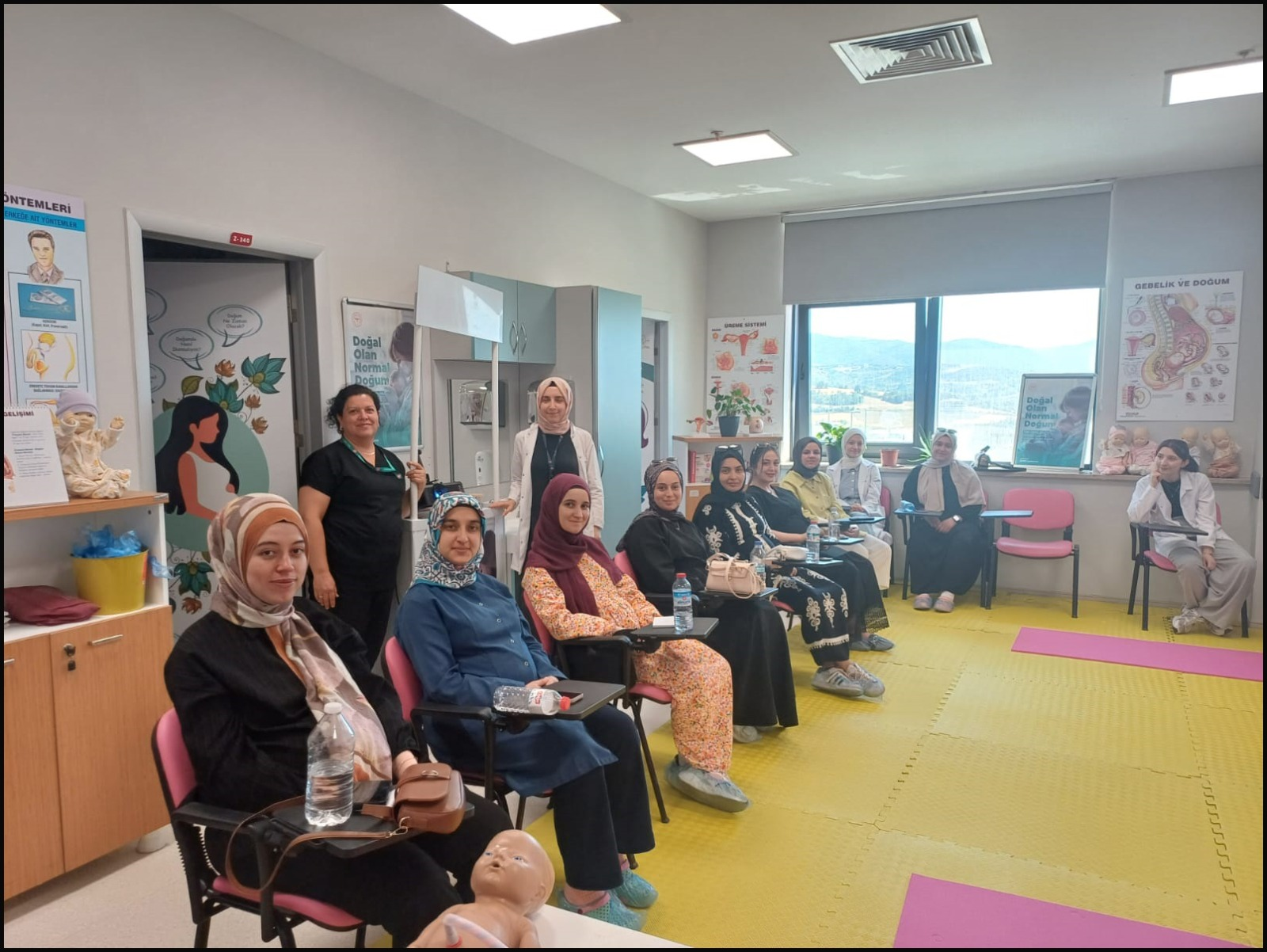 HASTANE GEBE OKULUNDA  1. SEANS EĞİTİM GERÇEKLEŞTİRİLDİ..