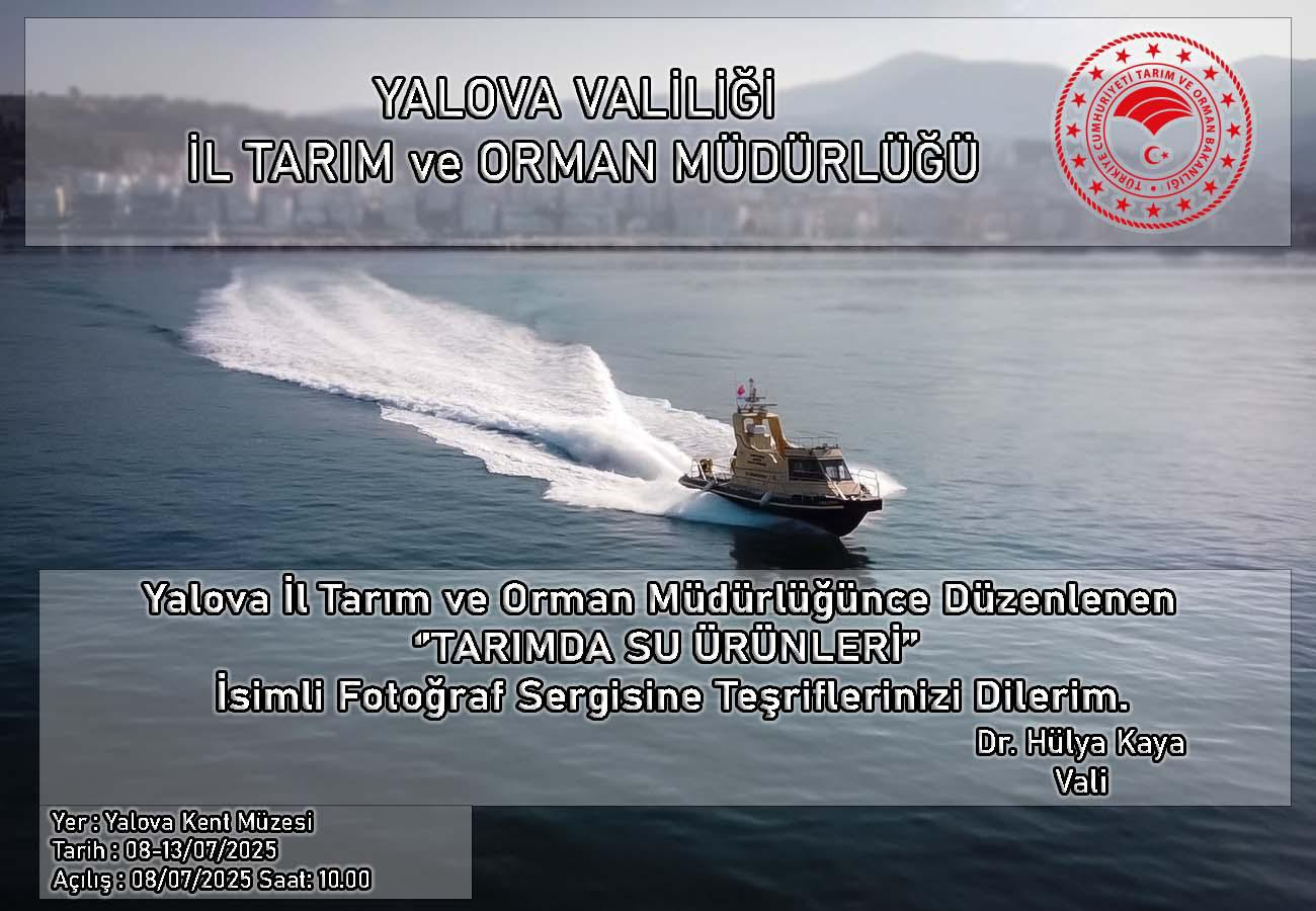 TARIMDA SU ÜRÜNLERİ SERGİLENECEK