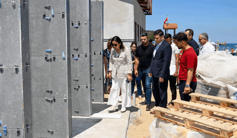 Yalova Kocadere Sahili Modern Yüzüyle Mavi Bayrak’a Layık Görüldü