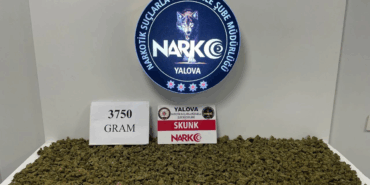 Yalova’da Uyuşturucu Operasyonu: 3 Kilo 750 Gram Skunk Ele Geçirildi